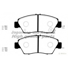 H025-35 ASHUKI Комплект тормозных колодок, дисковый тормоз