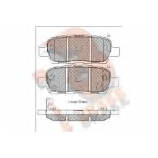 RB1838 R BRAKE Комплект тормозных колодок, дисковый тормоз