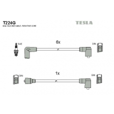 T224G TESLA Комплект проводов зажигания