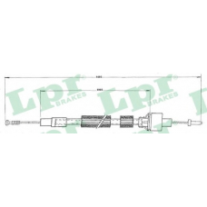 C0087C LPR Трос, управление сцеплением