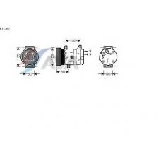 RTK367 AVA Компрессор, кондиционер