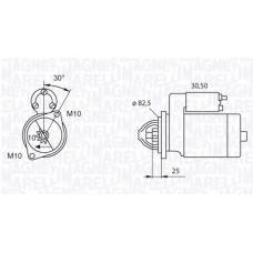 063522608010 MAGNETI MARELLI Стартер