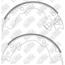 FN0569 NiBK Комплект тормозных колодок, стояночная тормозная с