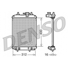 DRM50050 DENSO Радиатор, охлаждение двигателя