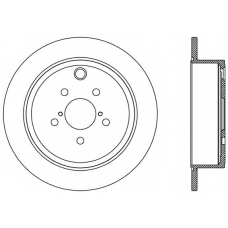 BDR2541.10 OPEN PARTS Тормозной диск