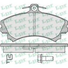05P1221 LPR Комплект тормозных колодок, дисковый тормоз