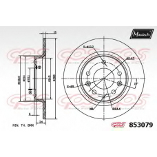 853079.6060 MAXTECH Тормозной диск