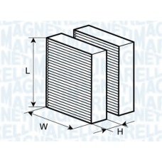 350203063480 MAGNETI MARELLI Фильтр, воздух во внутренном пространстве