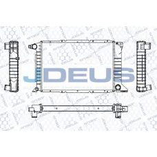 RA0120990 JDEUS Радиатор, охлаждение двигателя