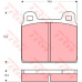 GDB267 TRW Комплект тормозных колодок, дисковый тормоз