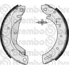 S 23 577 BREMBO Комплект тормозных колодок