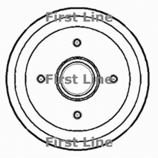 FBR945 FIRST LINE Тормозной барабан