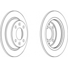 DDF355-1 FERODO Тормозной диск
