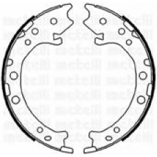53-0162 METELLI Комплект тормозных колодок, стояночная тормозная с