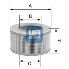 27.354.00 UFI Воздушный фильтр