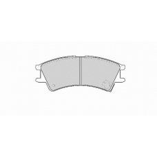 FD6867N NECTO Комплект тормозных колодок, дисковый тормоз