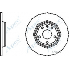 DSK2540 APEC Тормозной диск
