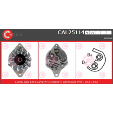 CAL25114GS CASCO Генератор