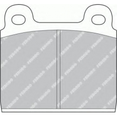 T0610082 RAMEDER Комплект тормозных колодок, дисковый тормоз