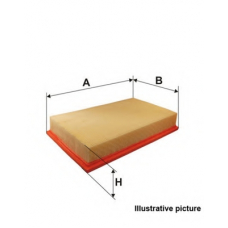 EAF3614.10 OPEN PARTS Воздушный фильтр