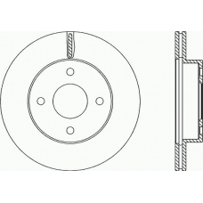 BDR2216.20 OPEN PARTS Тормозной диск