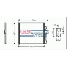 1422301 KUHLER SCHNEIDER Конденсатор, кондиционер