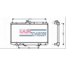 0500561 KUHLER SCHNEIDER Радиатор, охлаждение двигател