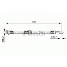 1 987 476 652 BOSCH Тормозной шланг