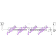 H6535 Brovex-Nelson Тормозной шланг