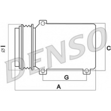 DCP02036 DENSO Компрессор, кондиционер