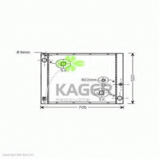 31-3002 KAGER Радиатор, охлаждение двигателя