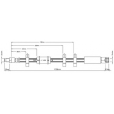 VBH762 MOTAQUIP Тормозной шланг