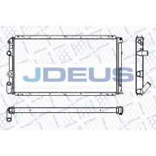 RA0230740 JDEUS Радиатор, охлаждение двигателя