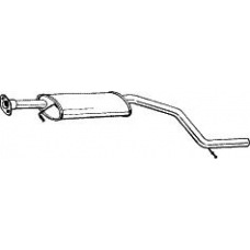 281-067 BOSAL Средний глушитель выхлопных газов