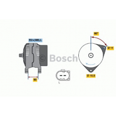 0 124 525 125 BOSCH Генератор