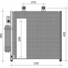 350203250000 MAGNETI MARELLI Конденсатор, кондиционер