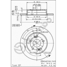 08.5645.10 BREMBO Тормозной диск