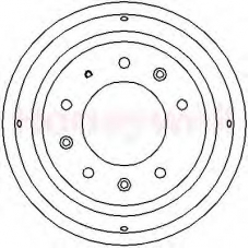 329064B BENDIX Тормозной барабан