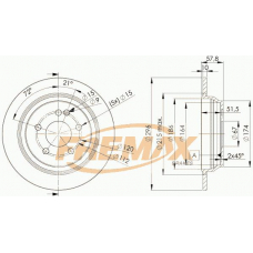 BD-0416 FREMAX Тормозной диск