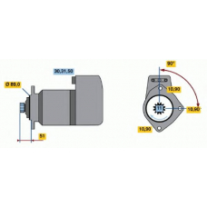 0 001 417 068 BOSCH Стартер