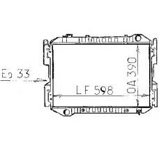 731045 VALEO Радиатор, охлаждение двигателя