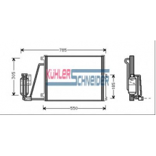 0620701 KUHLER SCHNEIDER Конденсатор, кондиционер