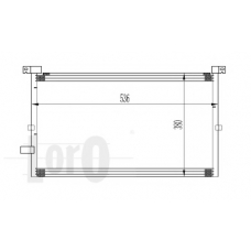 017-016-0012 LORO Конденсатор, кондиционер