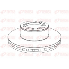 NCA1046.20 KAWE Тормозной диск