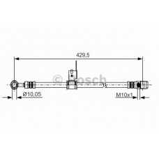 1 987 481 225 BOSCH Тормозной шланг