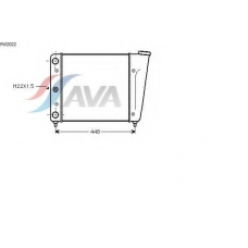 VW2022 AVA Радиатор, охлаждение двигателя