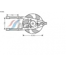 FT7545 AVA Вентилятор, охлаждение двигателя