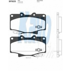 BP-9029 KAVO PARTS Комплект тормозных колодок, дисковый тормоз