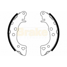 SH1271 BRAKE ENGINEERING Комплект тормозных колодок