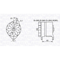 063534681400 MAGNETI MARELLI Генератор